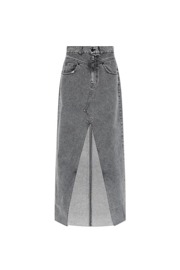 Grey ‘Aluta’ denim skirt The Mannei Vitkac GB